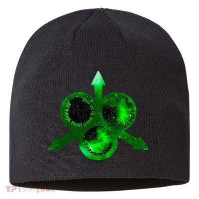 Mark Of Nurgle Green Galaxy Everything Must End Quote Sustainable Beanie