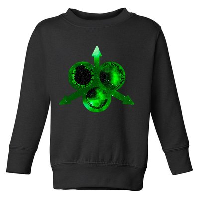Mark Of Nurgle Green Galaxy Everything Must End Quote Toddler Sweatshirt