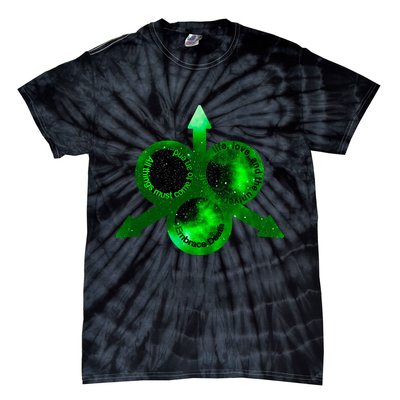 Mark Of Nurgle Green Galaxy Everything Must End Quote Tie-Dye T-Shirt