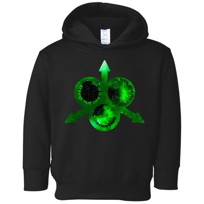 Mark Of Nurgle Green Galaxy Everything Must End Quote Toddler Hoodie
