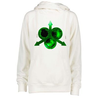 Mark Of Nurgle Green Galaxy Everything Must End Quote Womens Funnel Neck Pullover Hood