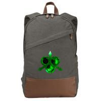 Mark Of Nurgle Green Galaxy Everything Must End Quote Cotton Canvas Backpack