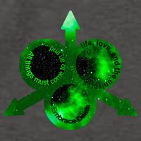 Mark Of Nurgle Green Galaxy Everything Must End Quote Vector Backpack