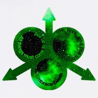 Mark Of Nurgle Green Galaxy Everything Must End Quote Cool Comfort Performance Bucket Hat