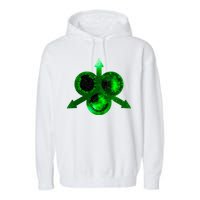 Mark Of Nurgle Green Galaxy Everything Must End Quote Garment-Dyed Fleece Hoodie