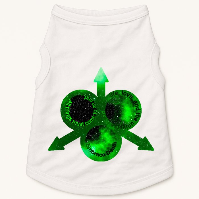 Mark Of Nurgle Green Galaxy Everything Must End Quote Doggie Tank