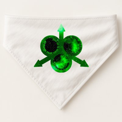Mark Of Nurgle Green Galaxy Everything Must End Quote USA-Made Doggie Bandana