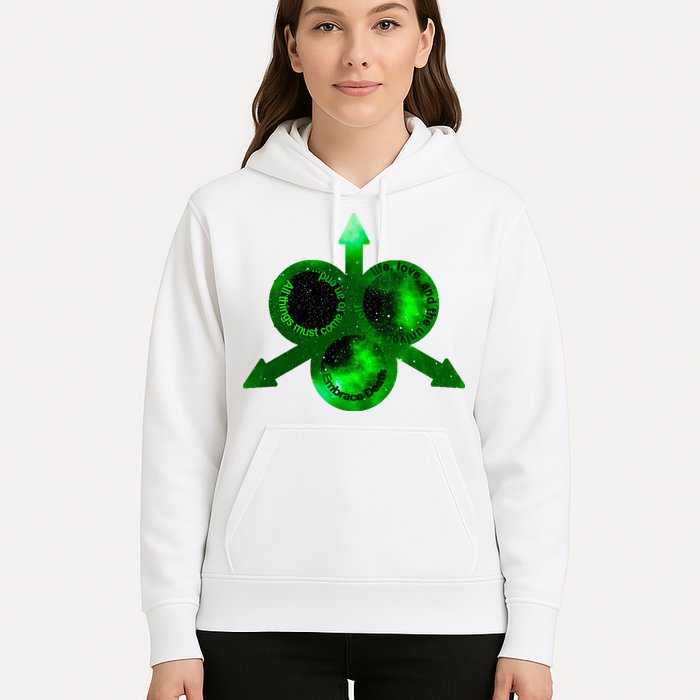 Mark Of Nurgle Green Galaxy Everything Must End Quote Hoodie