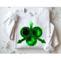 Mark Of Nurgle Green Galaxy Everything Must End Quote Sweatshirt