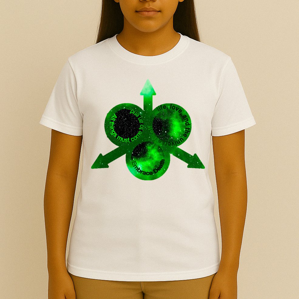 Mark Of Nurgle Green Galaxy Everything Must End Quote T-Shirt