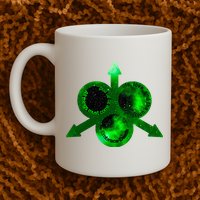 Mark Of Nurgle Green Galaxy Everything Must End Quote Mug