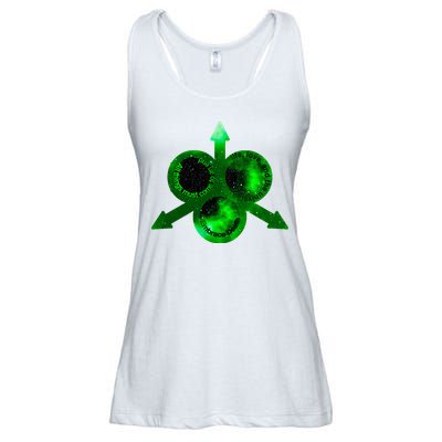 Mark Of Nurgle Green Galaxy Everything Must End Quote Ladies Essential Flowy Tank