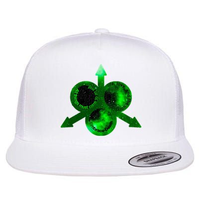 Mark Of Nurgle Green Galaxy Everything Must End Quote Flatbill Hat