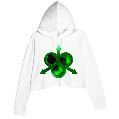 Mark Of Nurgle Green Galaxy Everything Must End Quote Crop Fleece Hoodie