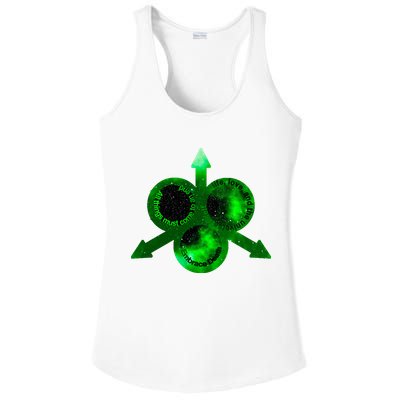 Mark Of Nurgle Green Galaxy Everything Must End Quote Ladies PosiCharge Competitor Racerback Tank
