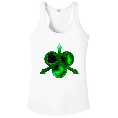 Mark Of Nurgle Green Galaxy Everything Must End Quote Ladies PosiCharge Competitor Racerback Tank