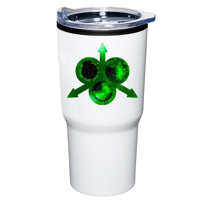 Mark Of Nurgle Green Galaxy Everything Must End Quote Tumbler