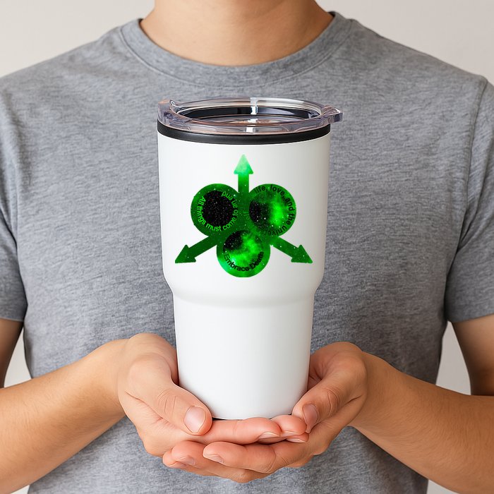 Mark Of Nurgle Green Galaxy Everything Must End Quote Tumbler