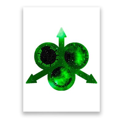 Mark Of Nurgle Green Galaxy Everything Must End Quote Poster