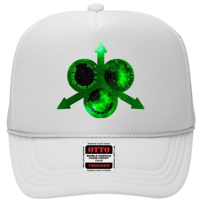 Mark Of Nurgle Green Galaxy Everything Must End Quote Trucker Hat