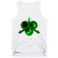 Mark Of Nurgle Green Galaxy Everything Must End Quote Tank Top
