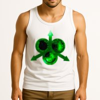 Mark Of Nurgle Green Galaxy Everything Must End Quote Tank Top