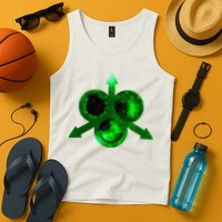 Mark Of Nurgle Green Galaxy Everything Must End Quote Tank Top