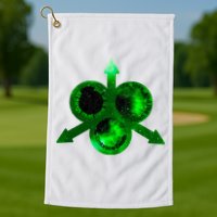 Mark Of Nurgle Green Galaxy Everything Must End Quote Golf Towel