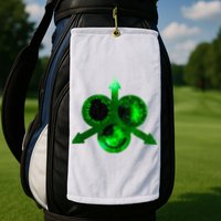 Mark Of Nurgle Green Galaxy Everything Must End Quote Golf Towel