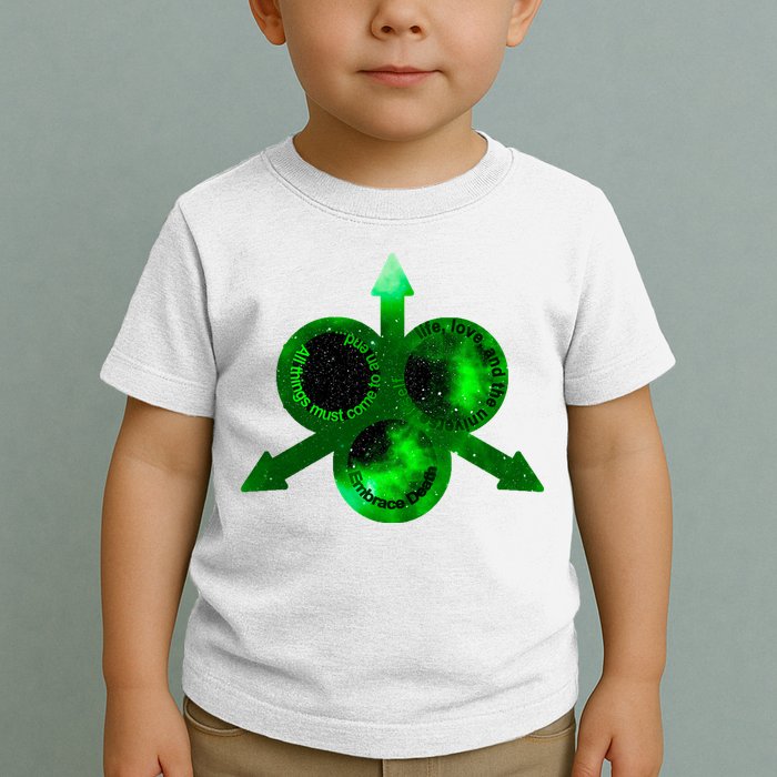 Mark Of Nurgle Green Galaxy Everything Must End Quote Toddler T-Shirt