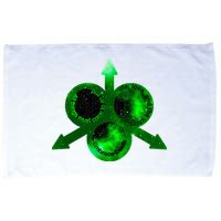 Mark Of Nurgle Green Galaxy Everything Must End Quote Microfiber Hand Towel