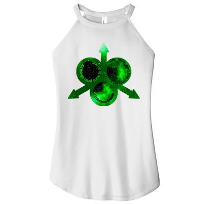 Mark Of Nurgle Green Galaxy Everything Must End Quote Women's Perfect Tri Rocker Tank