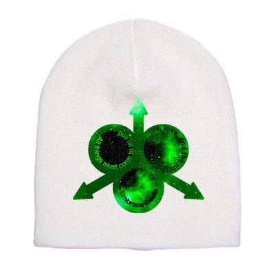 Mark Of Nurgle Green Galaxy Everything Must End Quote Short Acrylic Beanie