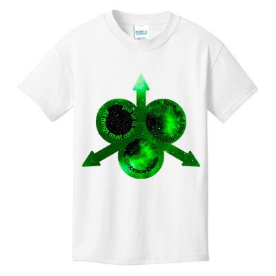 Mark Of Nurgle Green Galaxy Everything Must End Quote Kids T-Shirt