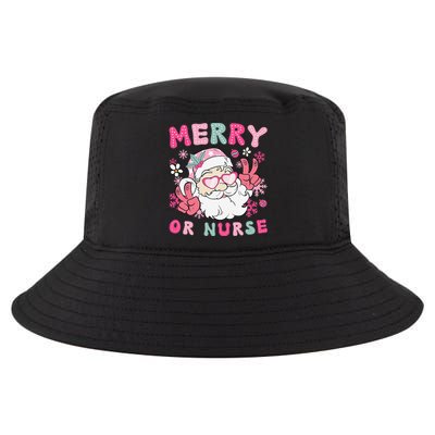 Merry Or Nurse Christmas Operating Room Nurse Xmas Party Cool Comfort Performance Bucket Hat