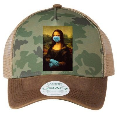 Mona Lisa Face Mas And Gloves Pandemic Legacy Tie Dye Trucker Hat