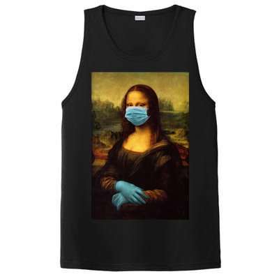 Mona Lisa Face Mas And Gloves Pandemic PosiCharge Competitor Tank