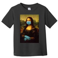 Mona Lisa Face Mas And Gloves Pandemic Toddler T-Shirt