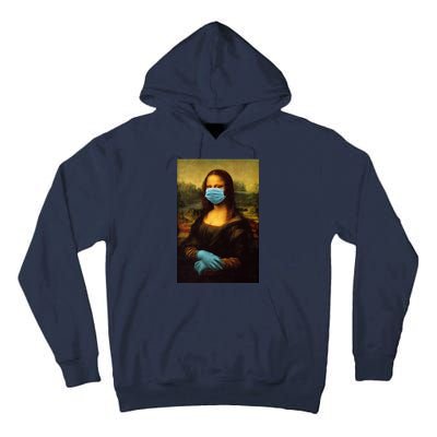 Mona Lisa Face Mas And Gloves Pandemic Tall Hoodie