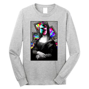 Mona Lisa Glitch Long Sleeve Shirt