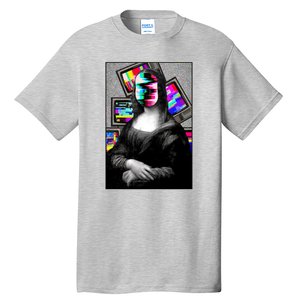 Mona Lisa Glitch Tall T-Shirt