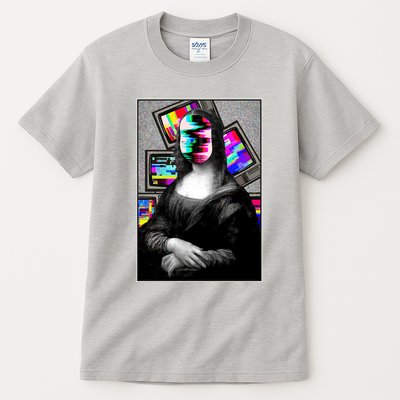 Mona Lisa Glitch Tall T-Shirt