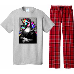 Mona Lisa Glitch Pajama Set