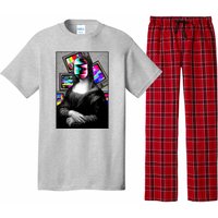 Mona Lisa Glitch Pajama Set