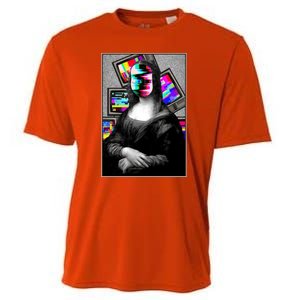 Mona Lisa Glitch Cooling Performance Crew T-Shirt