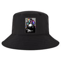 Mona Lisa Glitch Cool Comfort Performance Bucket Hat