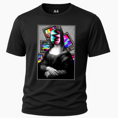 Mona Lisa Glitch Performance Shirt