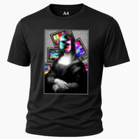 Mona Lisa Glitch Cooling Performance Crew T-Shirt