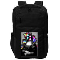 Mona Lisa Glitch Impact Tech Backpack