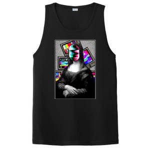 Mona Lisa Glitch PosiCharge Competitor Tank